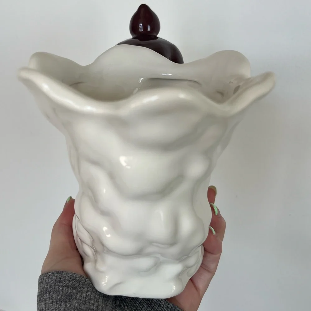 West Elm Ceramic Skier Vase, brand new, alone or in set